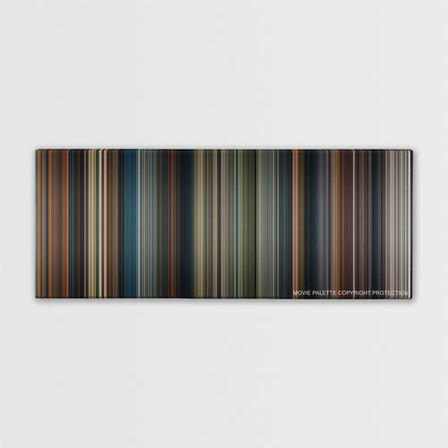 King Kong color palette canvas print: thousands of thin vertical stripes of color