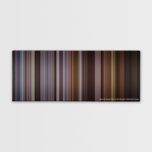 Training Day color palette canvas print: thousands of thin vertical stripes of color