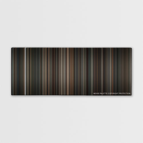 American Gangster color palette canvas print: thousands of thin vertical stripes of color