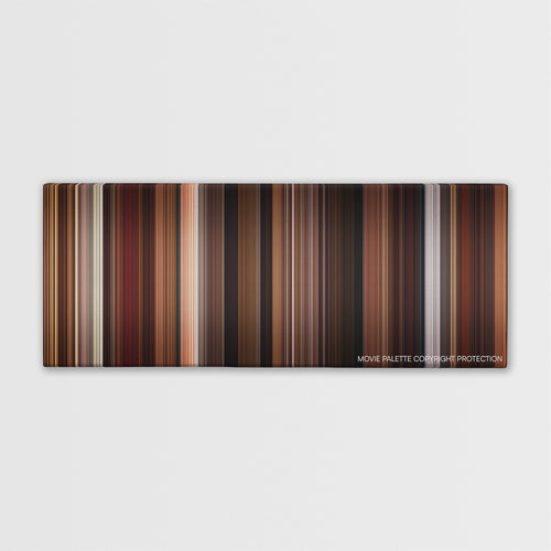 Sex Tape color palette canvas print: thousands of thin vertical stripes of color