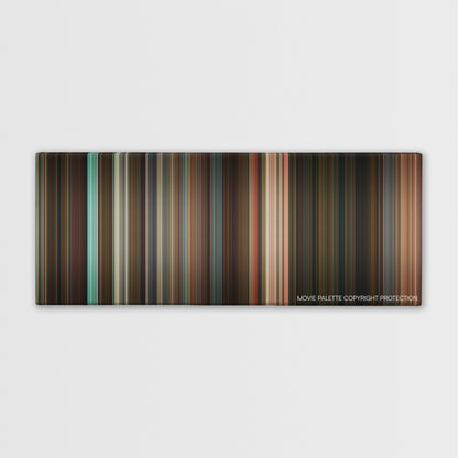 Street Kings color palette canvas print: thousands of thin vertical stripes of color