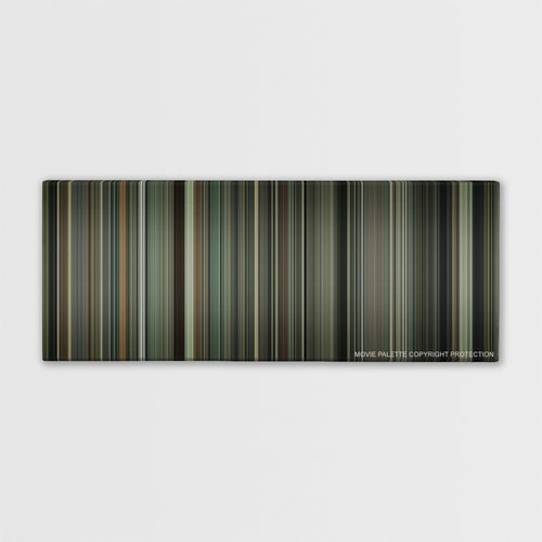 Moneyball color palette canvas print: thousands of thin vertical stripes of color