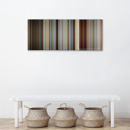 Need for Speed color palette canvas above a white bench with three woven baskets