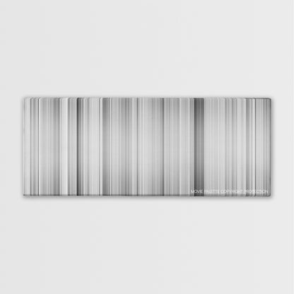 Mr. Smith Goes to Washington color palette canvas print: thousands of thin vertical stripes of color