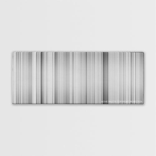 Mr. Smith Goes to Washington color palette canvas print: thousands of thin vertical stripes of color