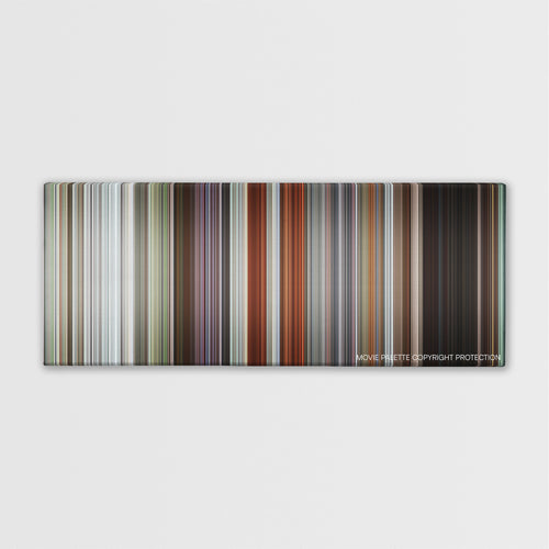 Final Destination 5 color palette canvas print: thousands of thin vertical stripes of color