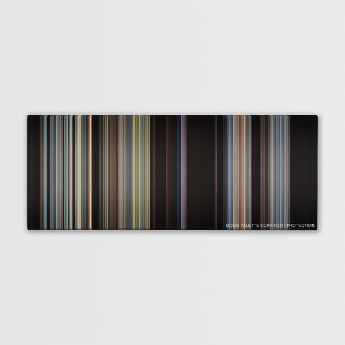 Unforgiven color palette canvas print: thousands of thin vertical stripes of color