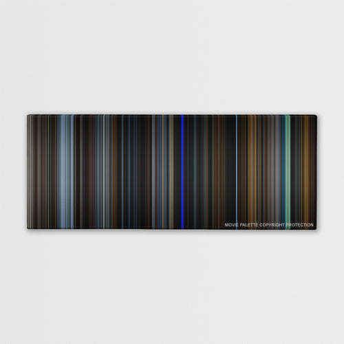 The Game color palette canvas print: thousands of thin vertical stripes of color
