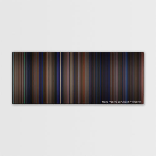 The Mask color palette canvas print: thousands of thin vertical stripes of color