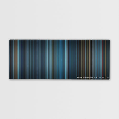 Gothika color palette canvas print: thousands of thin vertical stripes of color