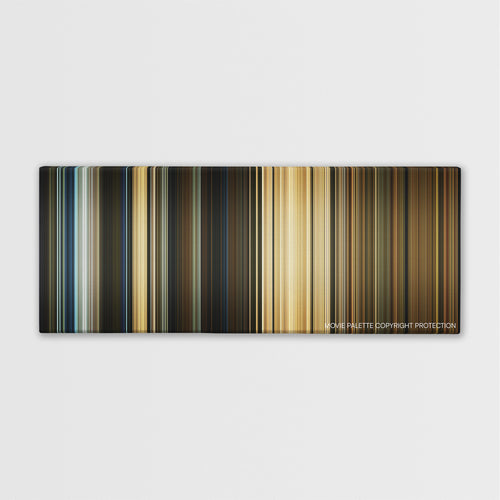 Pompeii color palette canvas print: thousands of thin vertical stripes of color