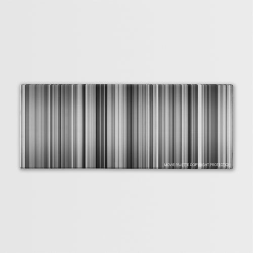 The 400 Blows color palette canvas print: thousands of thin vertical stripes of color
