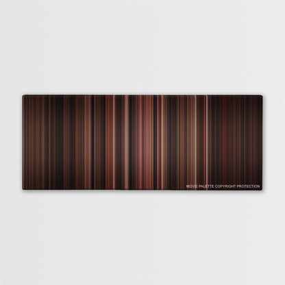 The Godfather: Part III color palette canvas print: thousands of thin vertical stripes of color