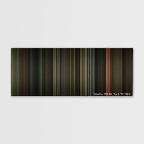Moon color palette canvas print: thousands of thin vertical stripes of color