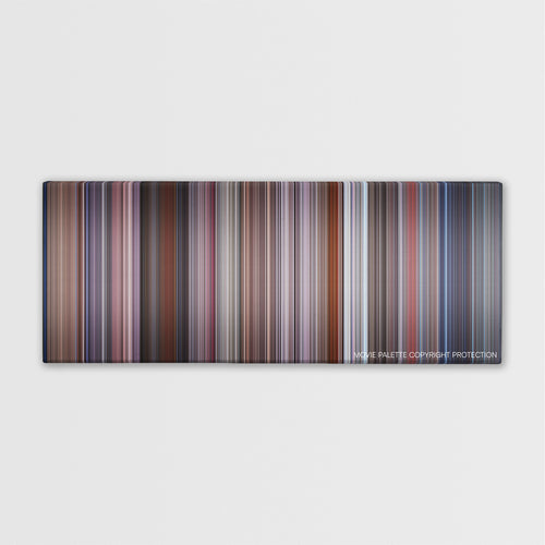The Naked Gun 2 1/2 : The Smell of Fear color palette canvas print: thousands of thin vertical stripes of color