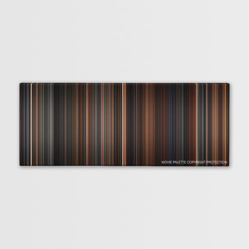 End of Days color palette canvas print: thousands of thin vertical stripes of color