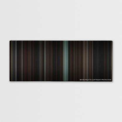The Others color palette canvas print: thousands of thin vertical stripes of color