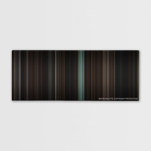 The Others color palette canvas print: thousands of thin vertical stripes of color