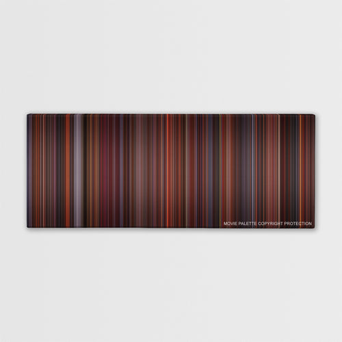 Die Hard 2 color palette canvas print: thousands of thin vertical stripes of color
