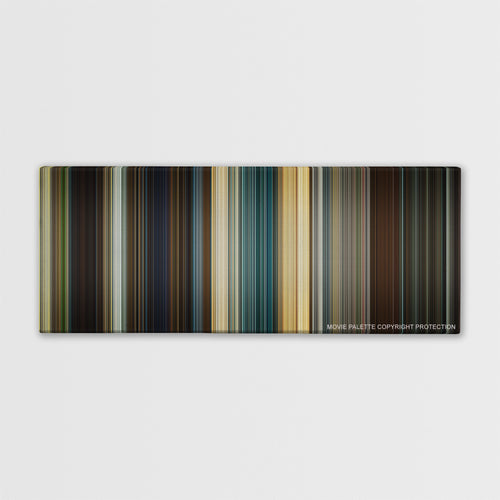 Mission: Impossible - Rogue Nation color palette canvas print: thousands of thin vertical stripes of color