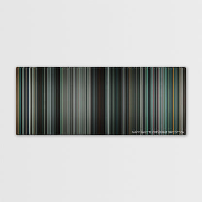 Terminator Salvation color palette canvas print: thousands of thin vertical stripes of color