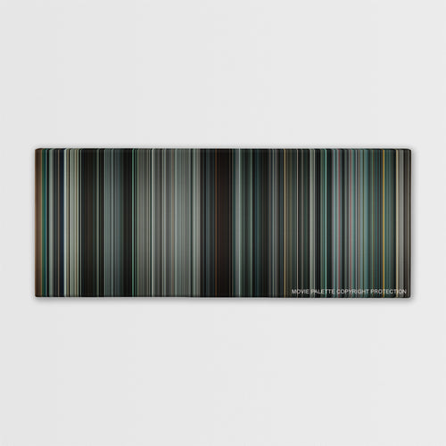 Terminator Salvation color palette canvas print: thousands of thin vertical stripes of color