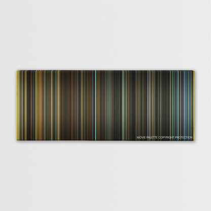The Other Boleyn Girl color palette canvas print: thousands of thin vertical stripes of color