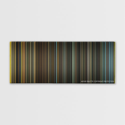 The Other Boleyn Girl color palette canvas print: thousands of thin vertical stripes of color